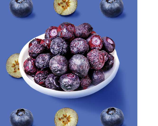 freeze dried blueberries Whole made in China