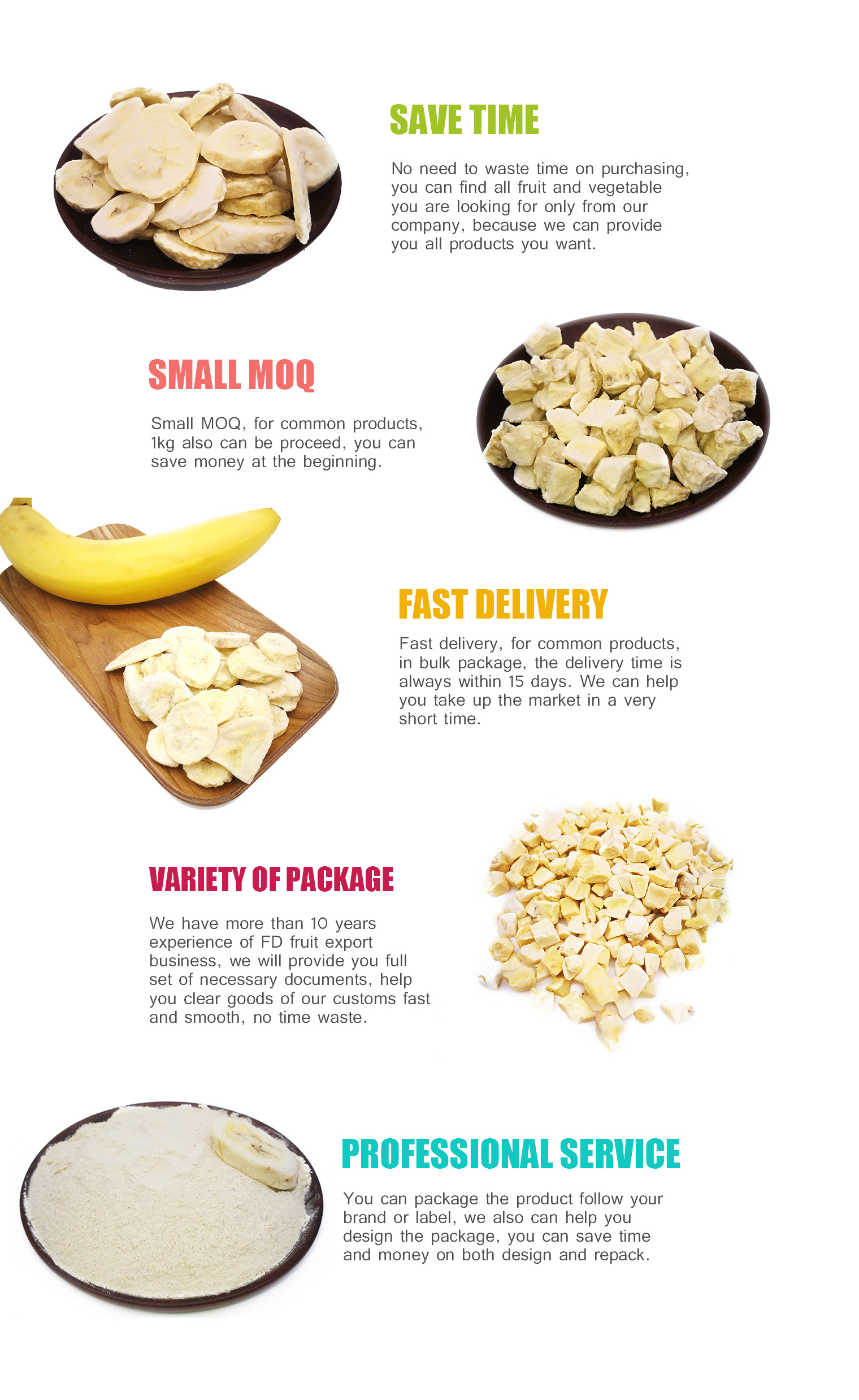 wholesale freeze dried Banana Powder