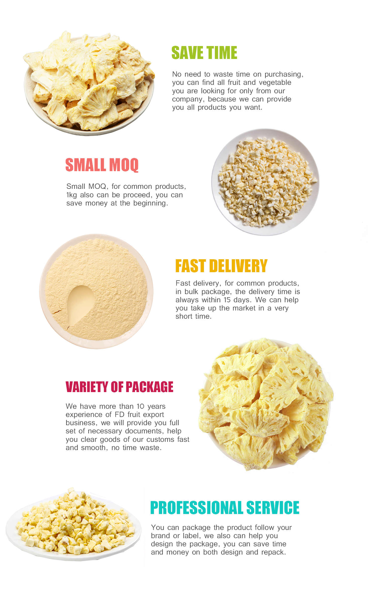 freeze dried food bulk wholesale,wholesale freeze dried Pineapple Powder