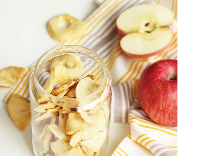 vacuum fried apple slice 