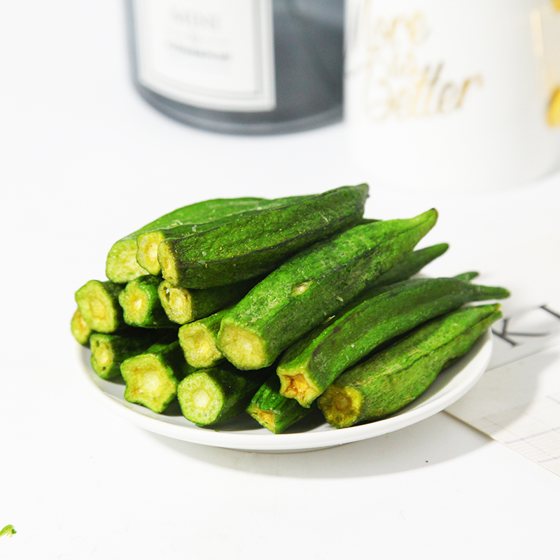 okra chips
