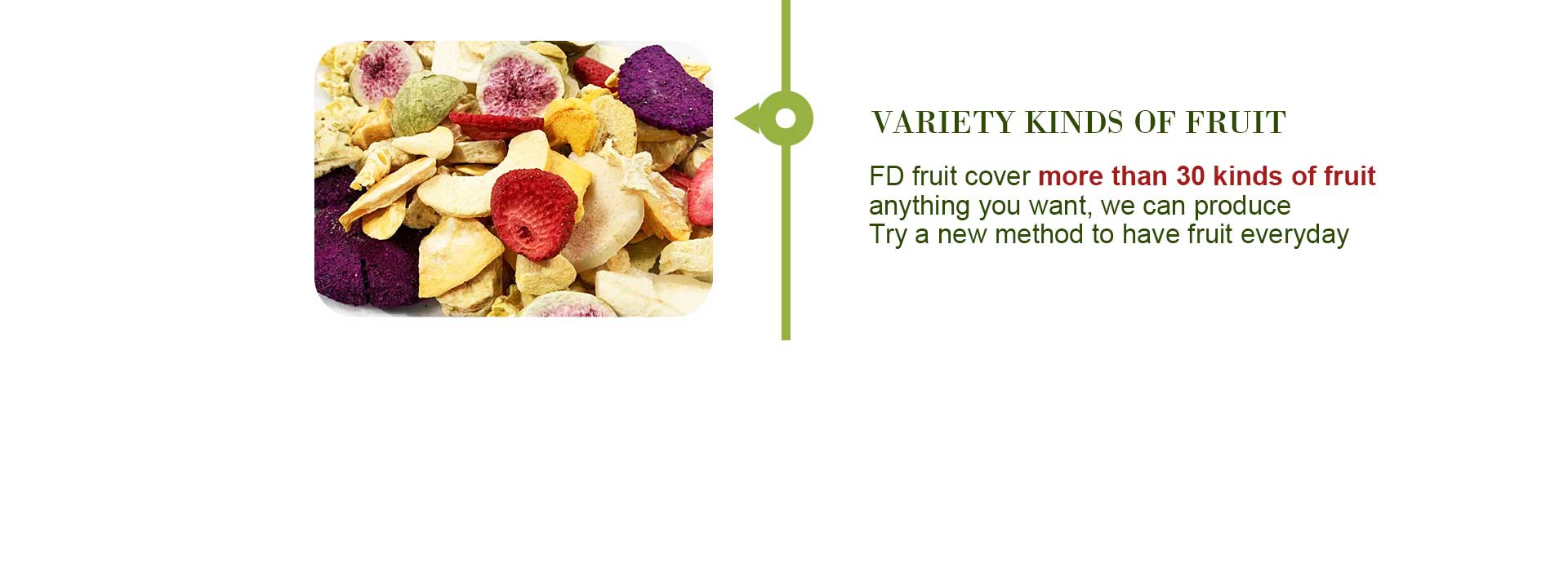 freeze dried fruit for drinks