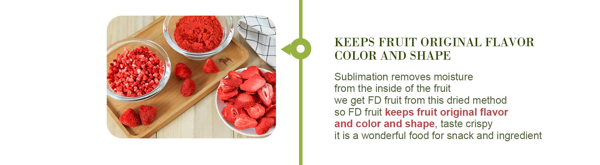 freeze dried red berries