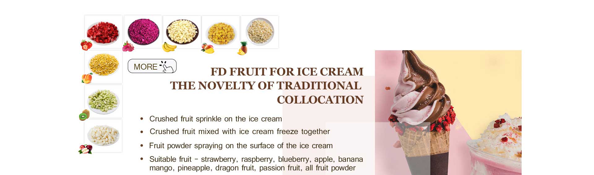 freeze dried fruit for drinks