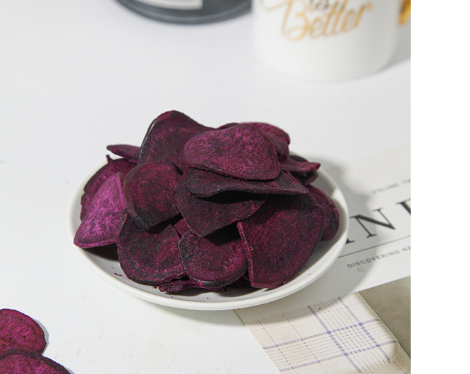 fried beetroot chips made in China