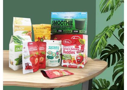 Freeze dried fruit small bag is packaged well, prepare to receive goods!