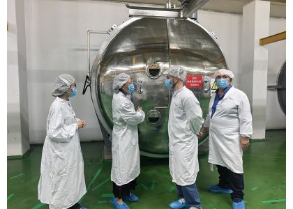 Spanish Client Visit: Full Approval of Freeze-Dried Apple Slice Production Operations