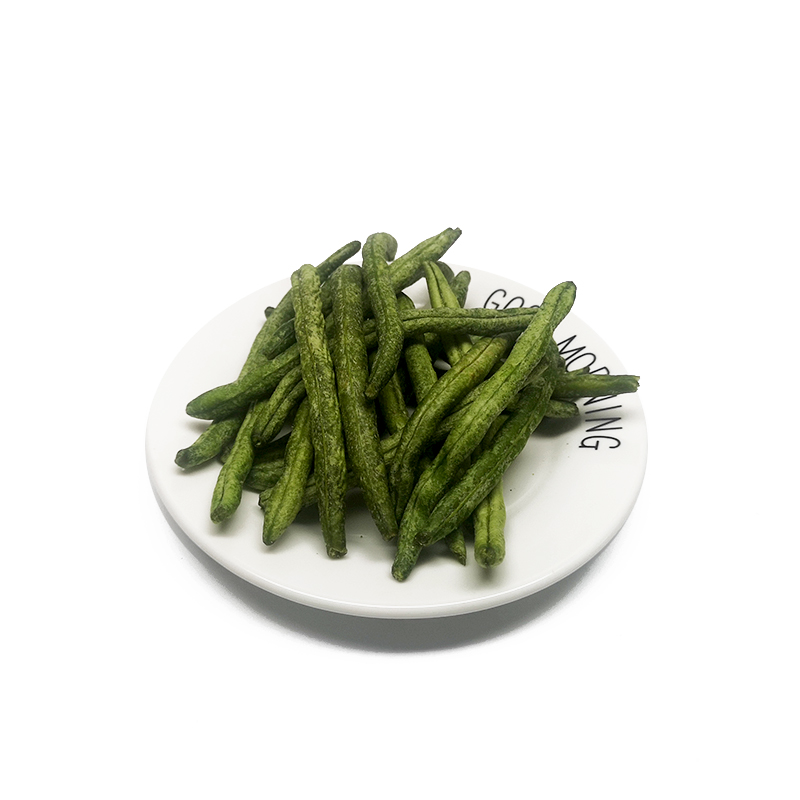 Crunchy green bean chips